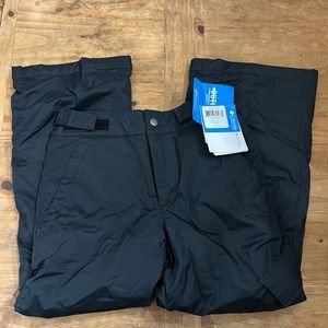 Black NWT boys youth small Columbia snow pants